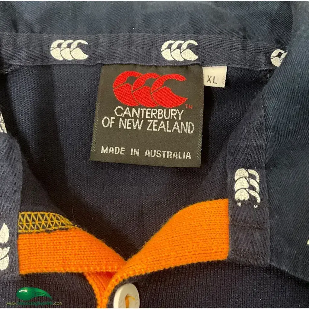 Maillot Rugby Canterbury ACT Brumbies 2001 - Bleu - Taille Homme XXL - Occasion Bon État