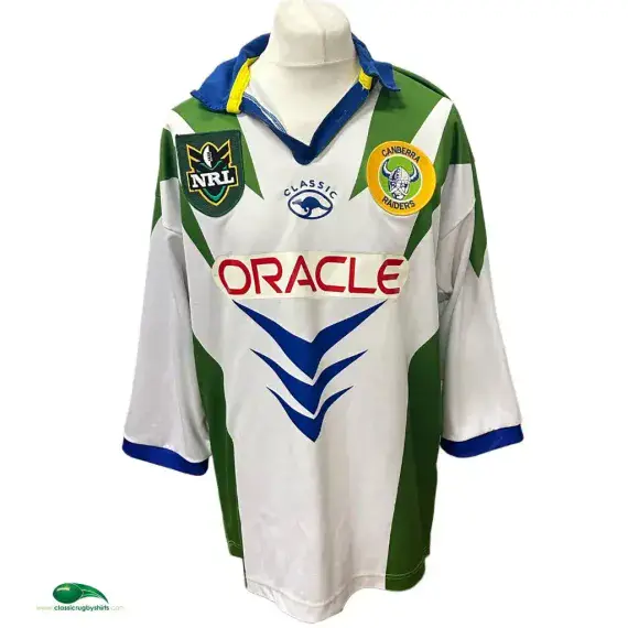 Classic Rugby Shirts | 1998 Canberra Raiders Vintage Old Jerseys