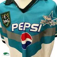 1998 Cronulla Sutherland Sharks Classic Rugby Shirts Vintage Old NRL Jerseys