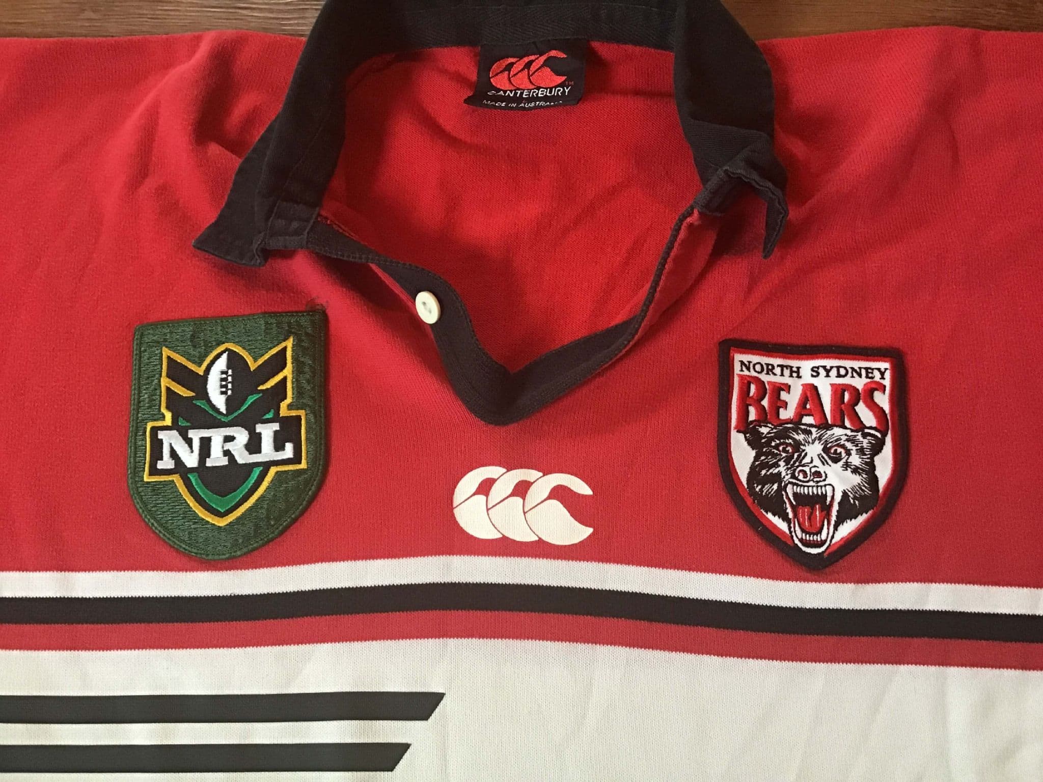 Classic Rugby Shirts | 1998 North Sydney Bears Vintage Old Jerseys