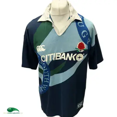 1998 NSW Waratahs Rugby Union Temex Shirt Medium