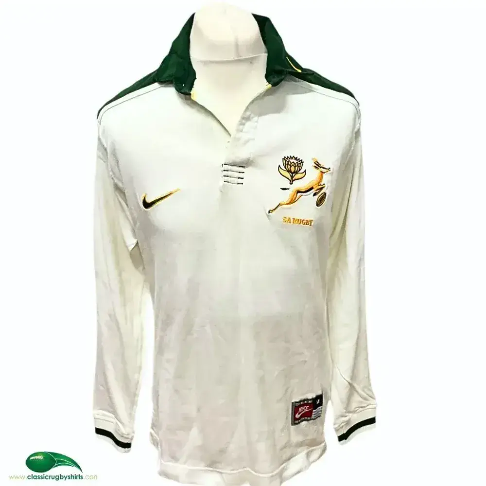 1998 Springboks Rugby Shirt | Old Official Nike Jersey