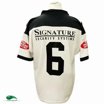 1998 Western Suburbs Magpies No 6 Rugby League Shirt Large