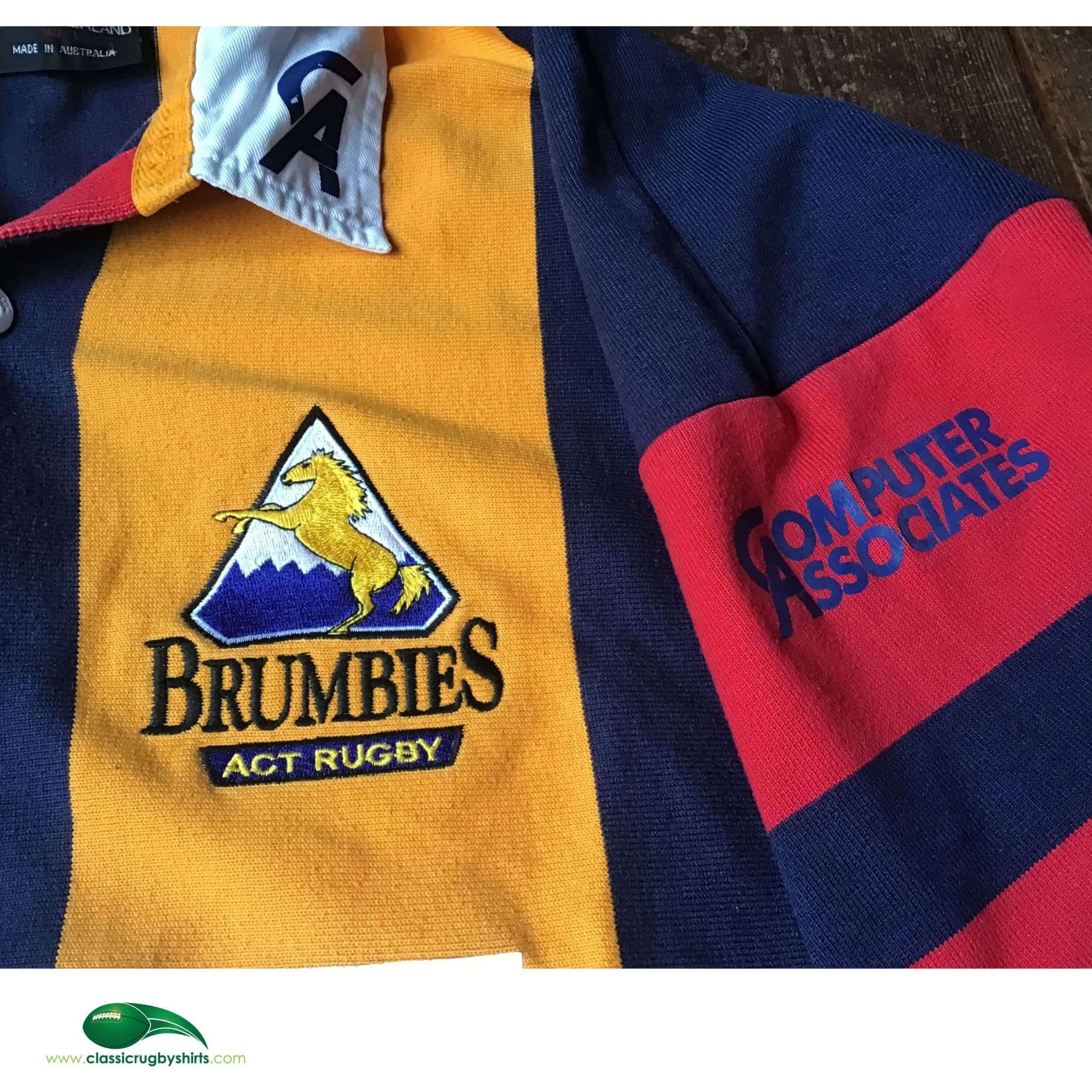 World Rugby Shirts | 1999 Brumbies Classic Vintage Old Jerseys