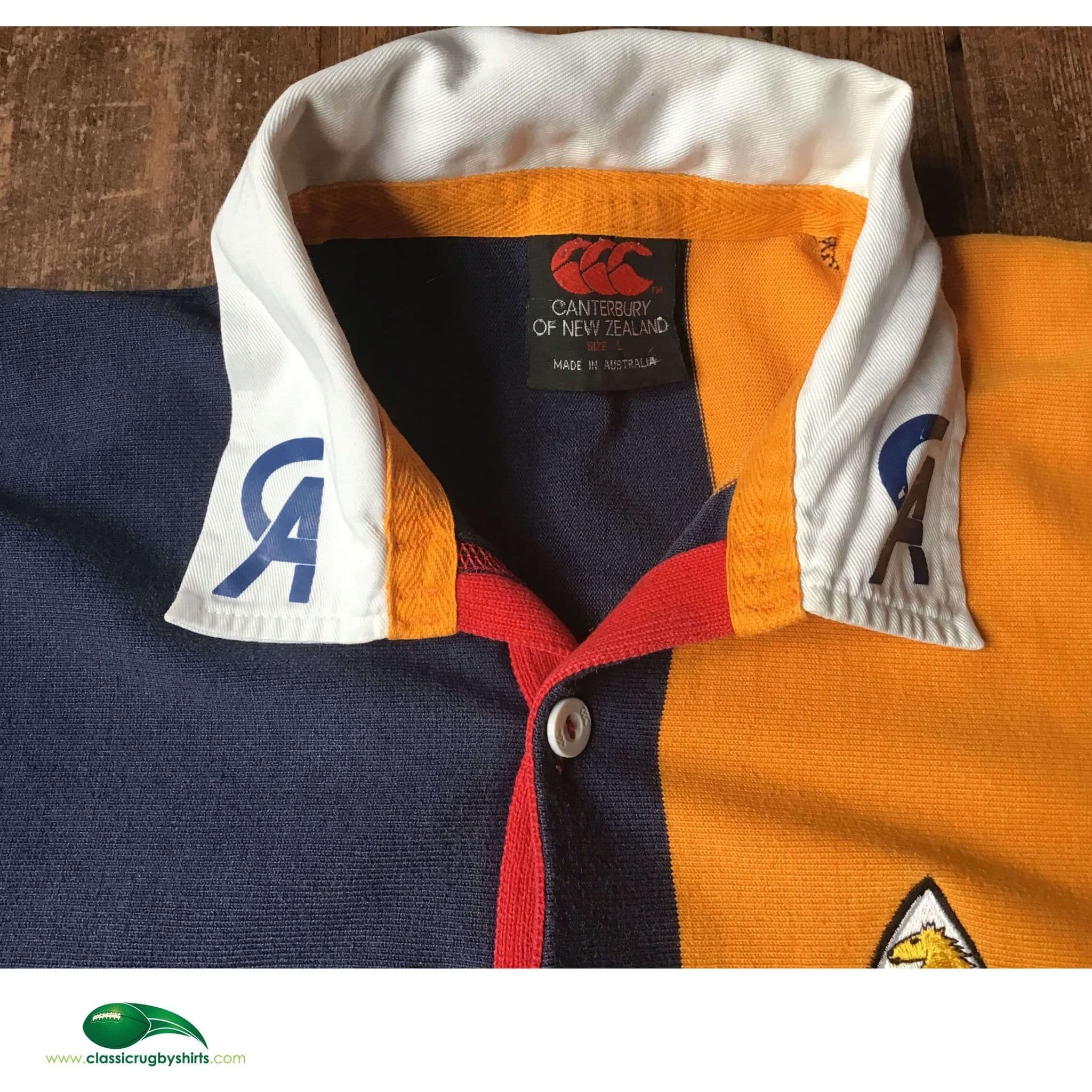 World Rugby Shirts | 1999 Brumbies Classic Vintage Old Jerseys