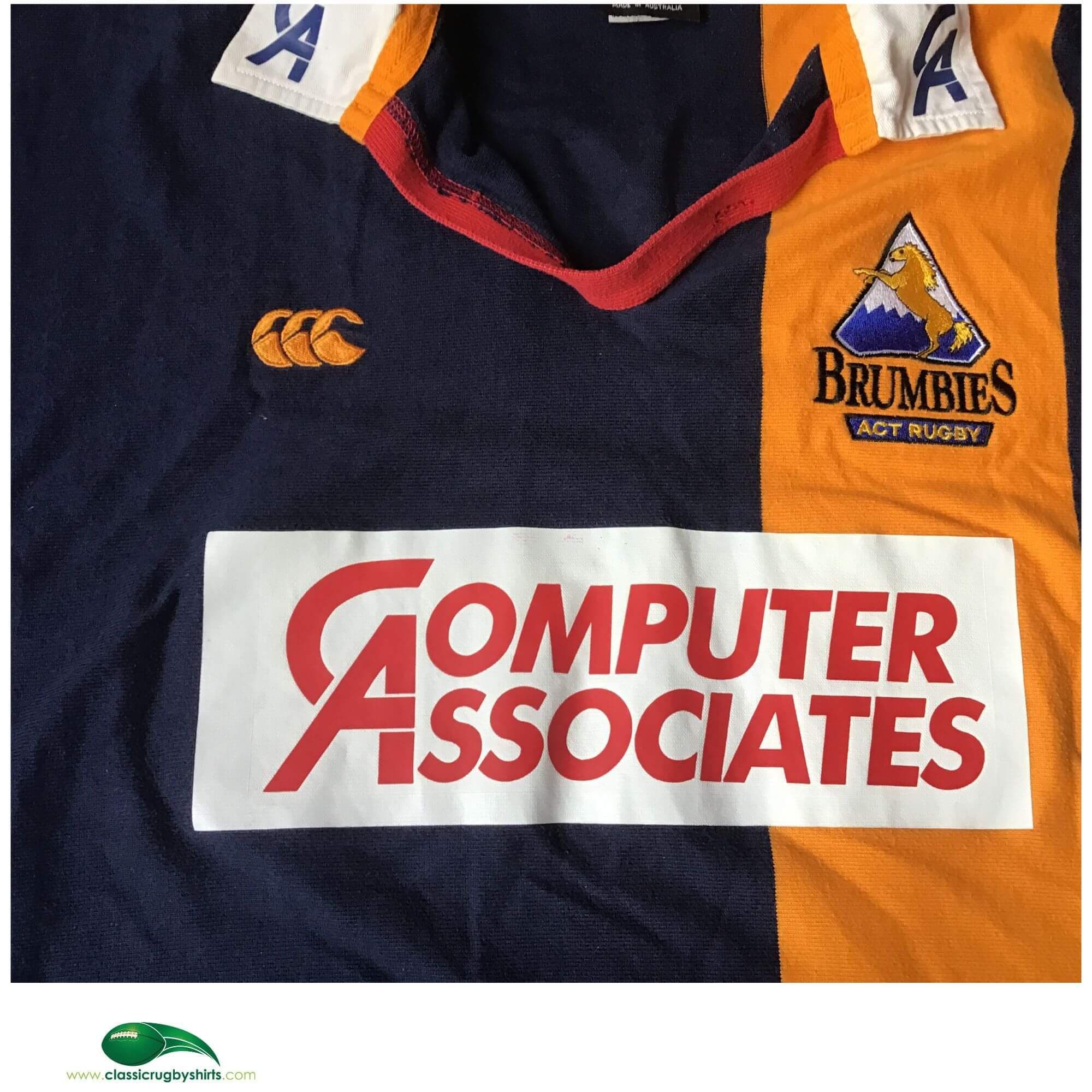 World Rugby Shirts | 2000 Brumbies Vintage Old Jerseys