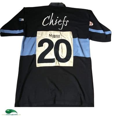 1999 2000 Exeter Chiefs No 20 Match Worn Rugby Union Shirt XL