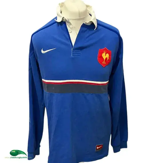 1999/2000 France Rugby Shirt | Old Official Nike Jersey
