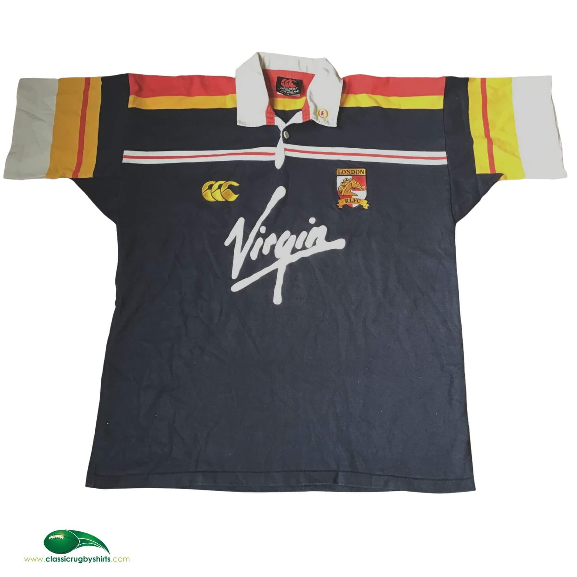 Classic Rugby Shirts 1999 London Broncos Vintage Old Jerseys