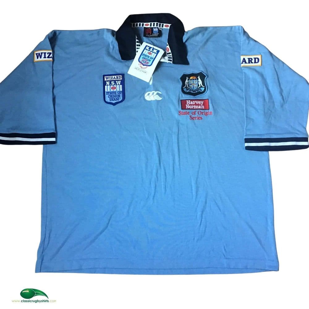 Origin Rugby Shirts | 1999 New South Wales Vintage Old Retro Jerseys