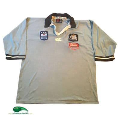 1999 2000 New South Wales Blues State of Origin Rugby League Shirt XL