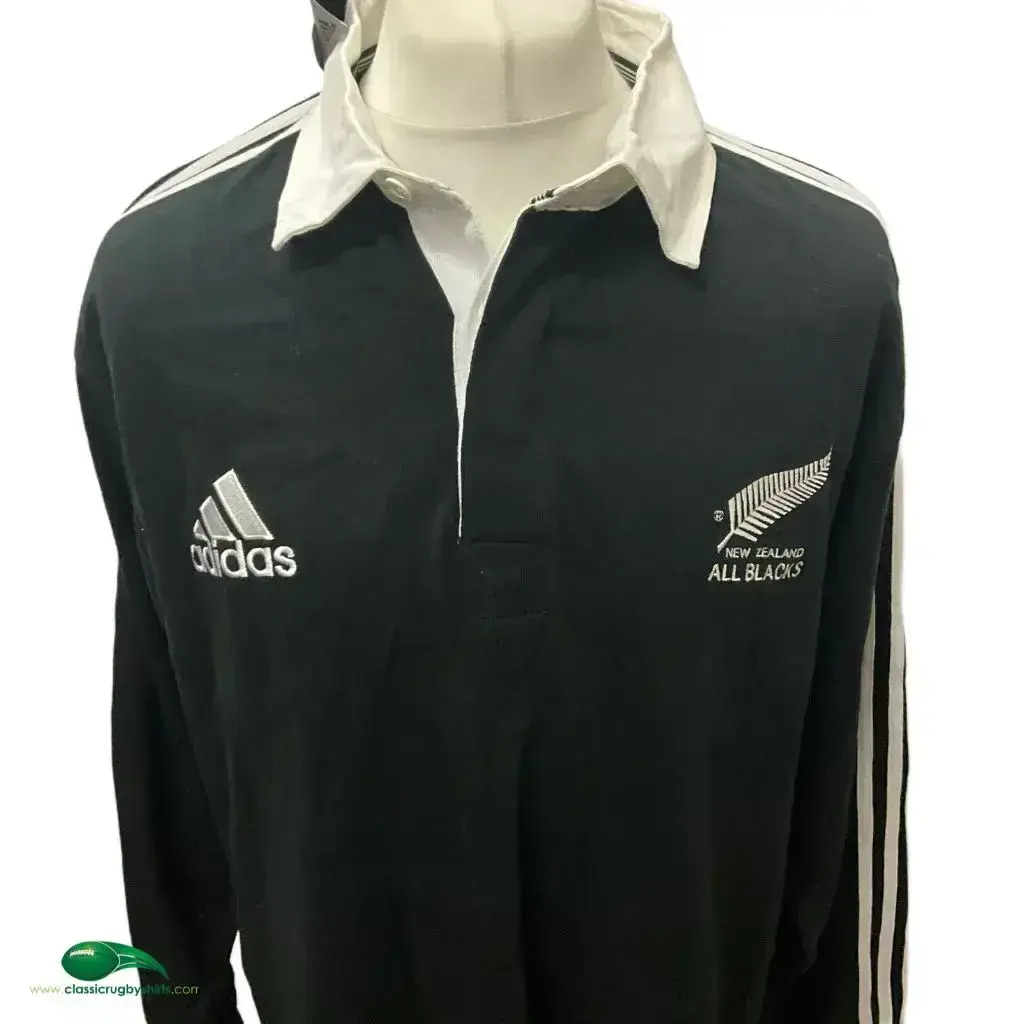 ALL BLACKS ラグビーシャツ XL オールブラックス 長袖ラグビーシャツ - ブラック