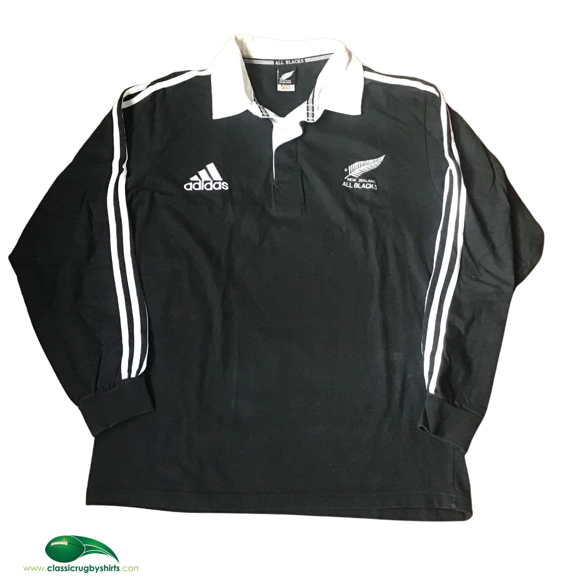 Maillot rugby noir PMMA porté n°8 vintage années 2000 shirt