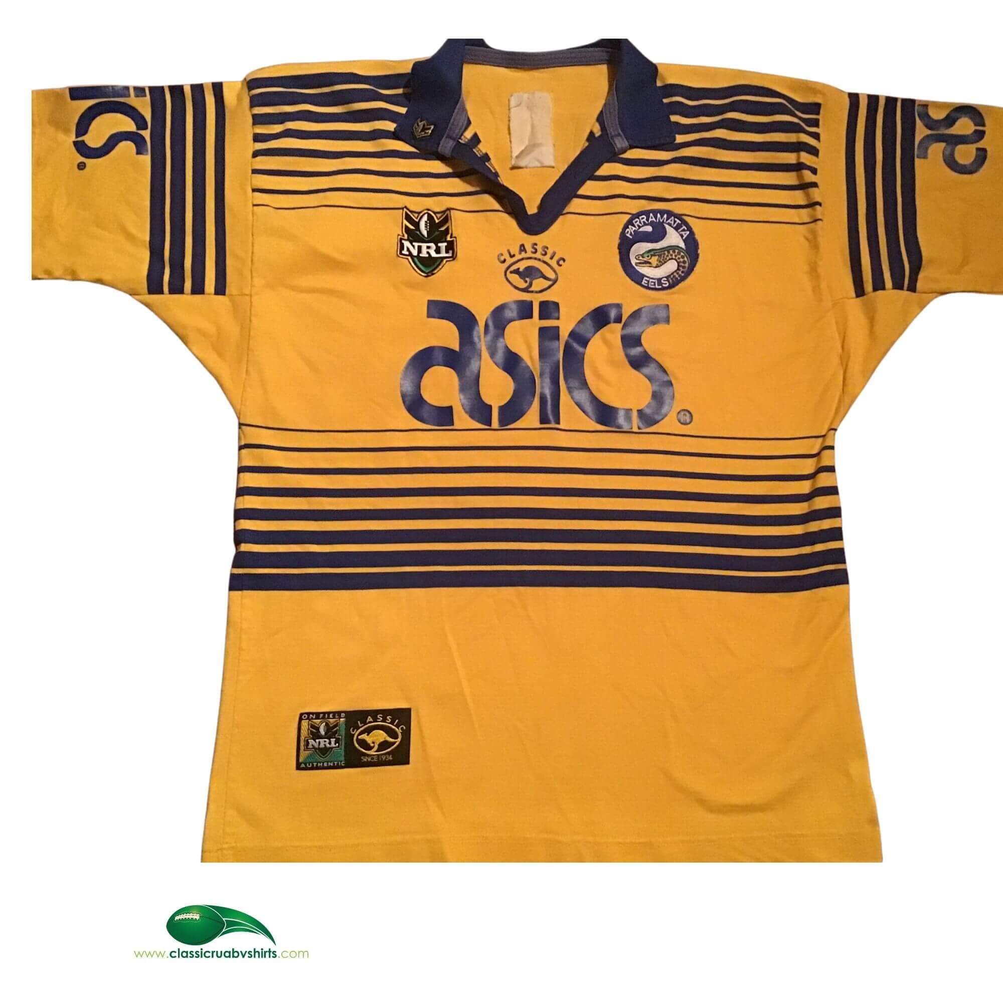 Classic Rugby Shirts 1998 Parramatta Eels Vintage Old Jerseys