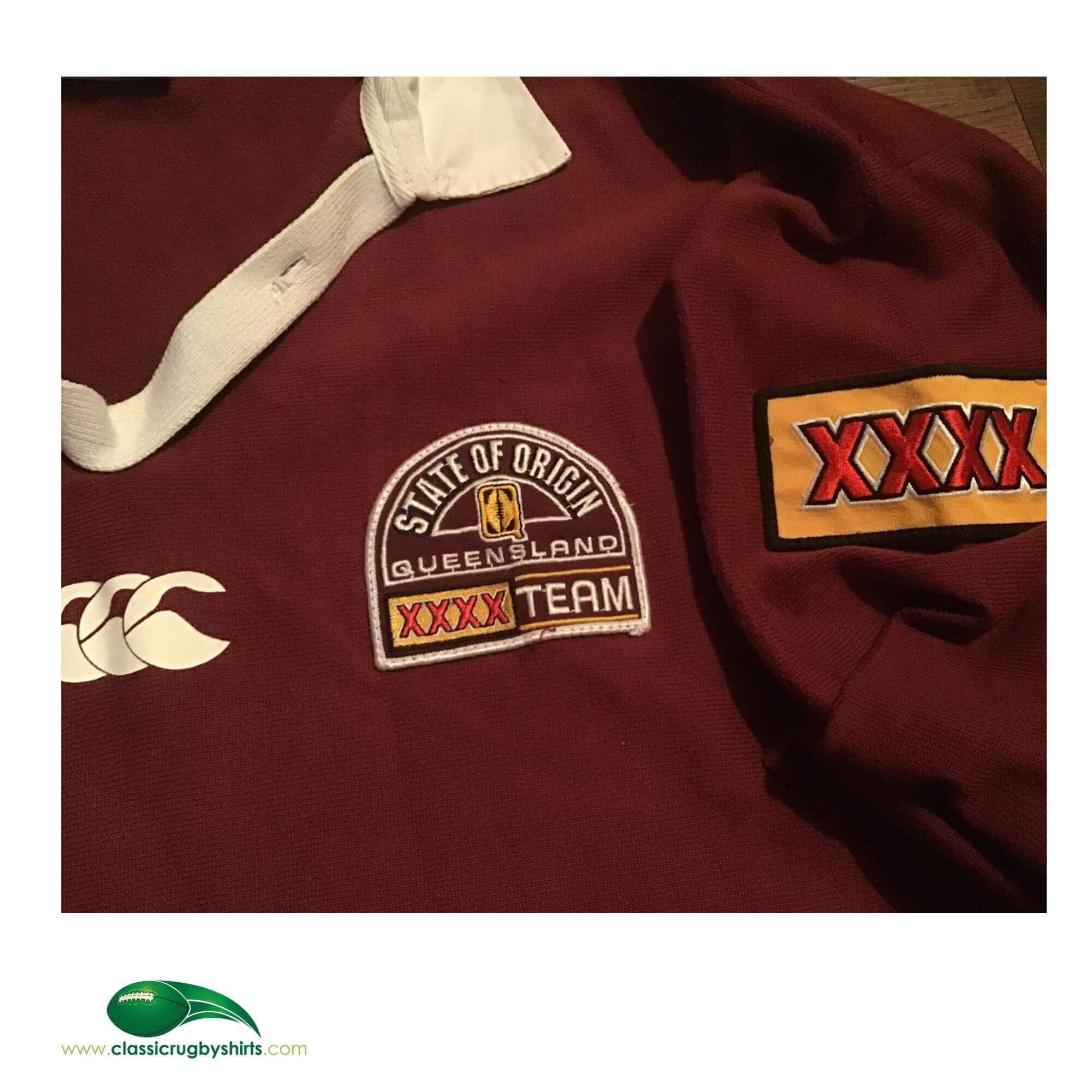 Old Rugby Shirts 1999 2000 Queensland Origin Vintage Jerseys