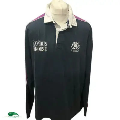 1999 2000 Scotland L/s Home Rugby Union Shirt 2XL