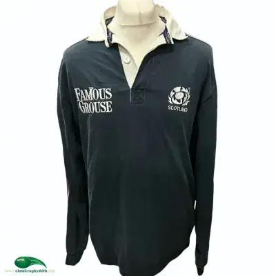 1999 2000 Scotland L/s Home Rugby Union Shirt Adults Large