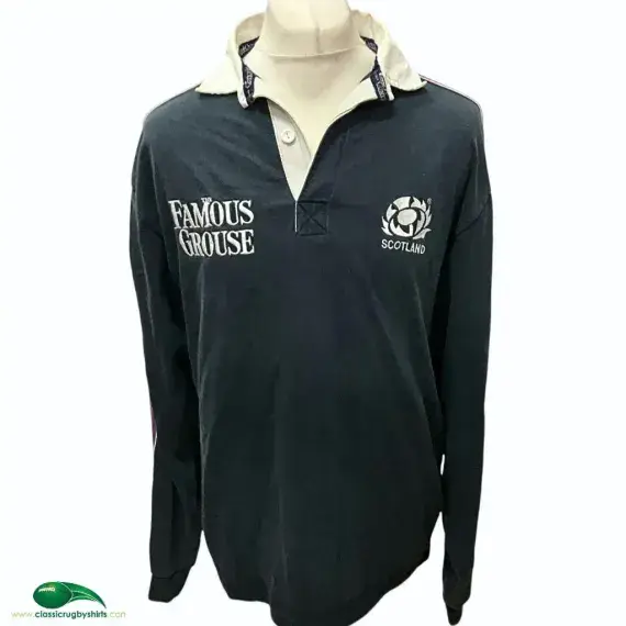 1999/2000 Scotland Rugby Shirt | Old Official Cotton Oxford Jersey