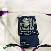 1999 Scotland Polo Rugby Shirt | Old Official Cotton Oxford Jersey