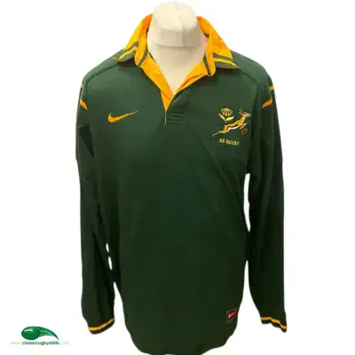 1999 2000 South Africa L/s Rugby Shirt Large