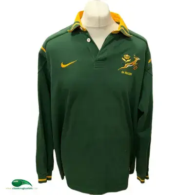 1999 2000 South Africa L/s Rugby Union Shirt XL