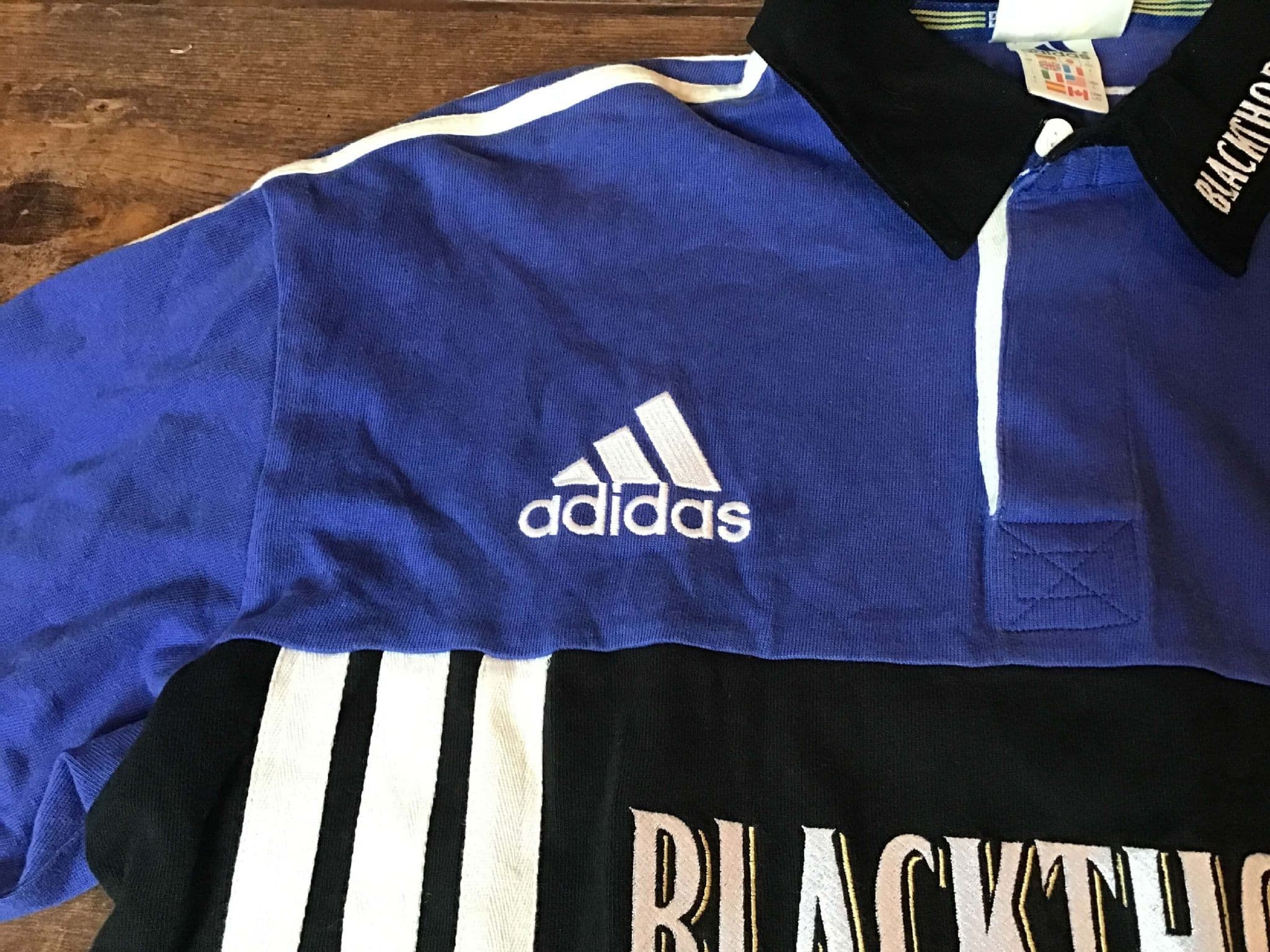 Maillot De Rugby Vintage Noir Années 2000 N°8 - Taille XXL - Club Français