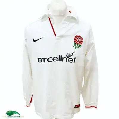 1999 2001 England L/s Rugby Shirt Large