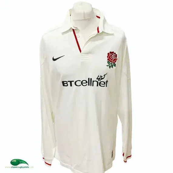 1999/2001 England Rugby Shirt | Old Official Nike Jersey