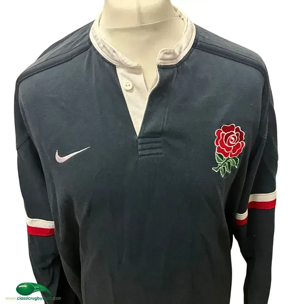 1999/2001 England Rugby Shirt | Old Official Nike Jersey