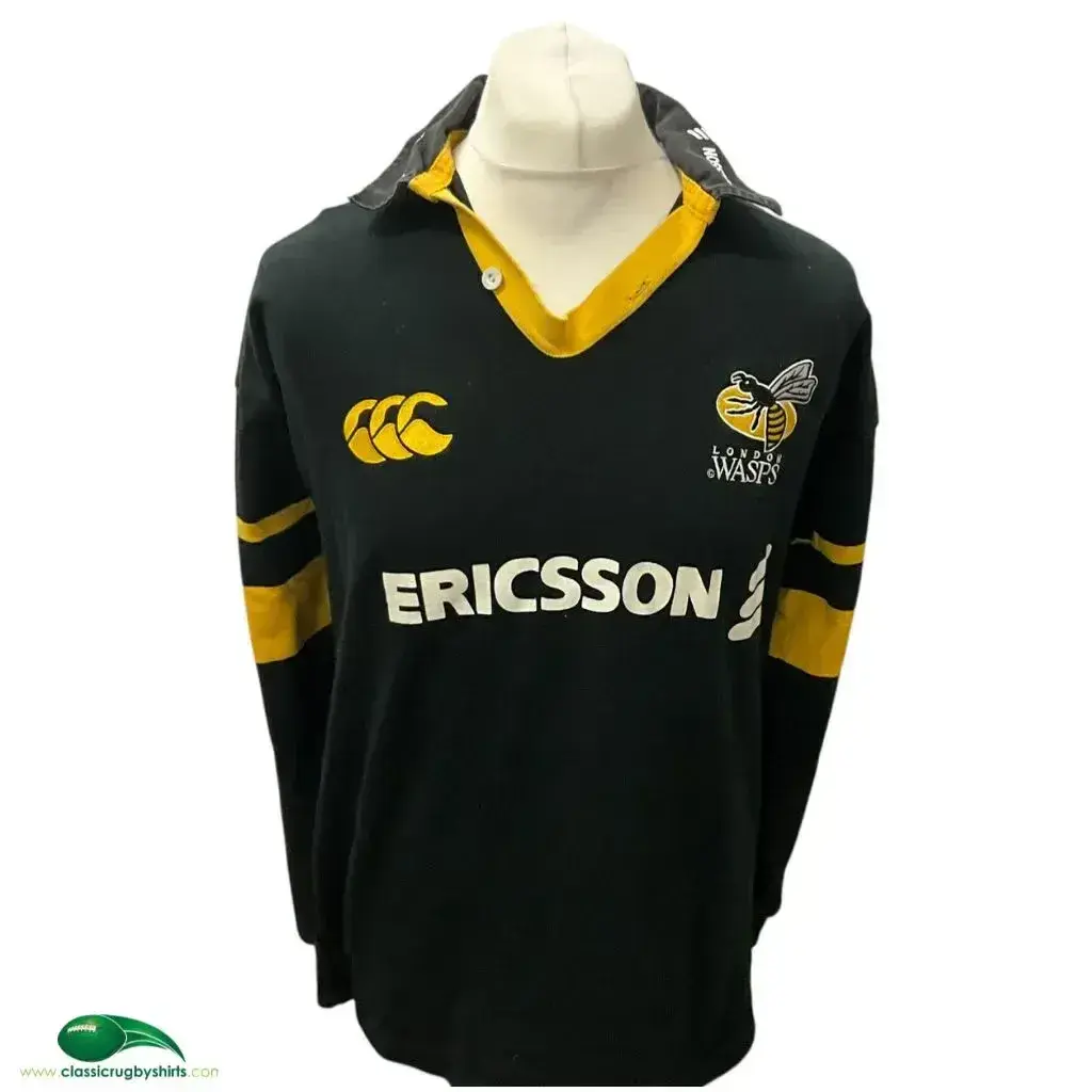 ウェア London Wasps 1999-2001 Rugby Union Shirt 1999/ 2001 Wasps Classic Rugby Shirts | Vintage Old Jerseys