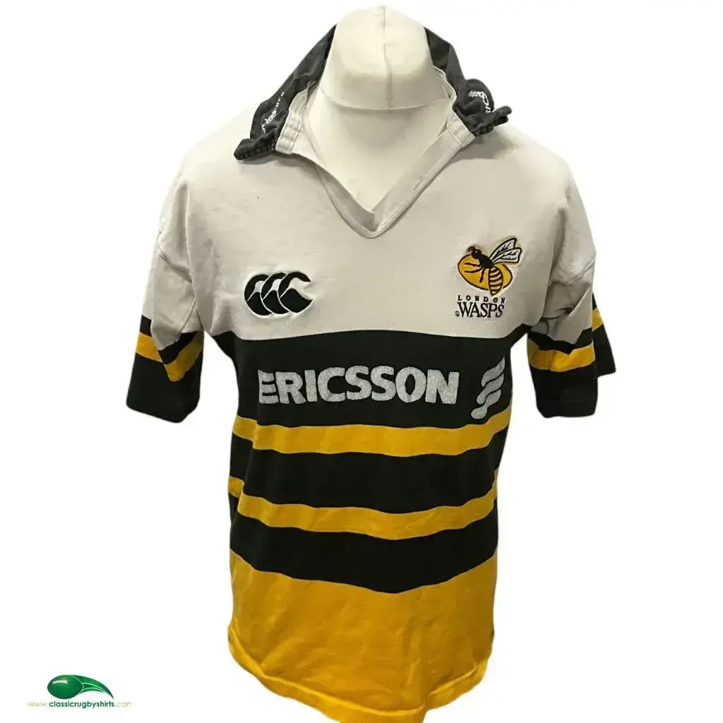1999/ 2001 Wasps Rugby Shirt - Vintage Canterbury Jersey