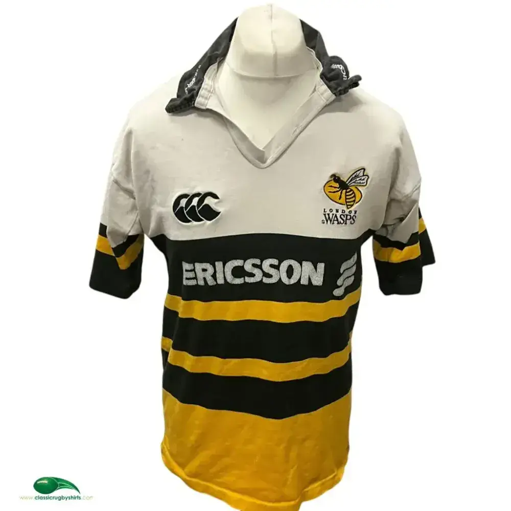 1999/ 2001 Wasps Rugby Shirt - Vintage Canterbury Jersey