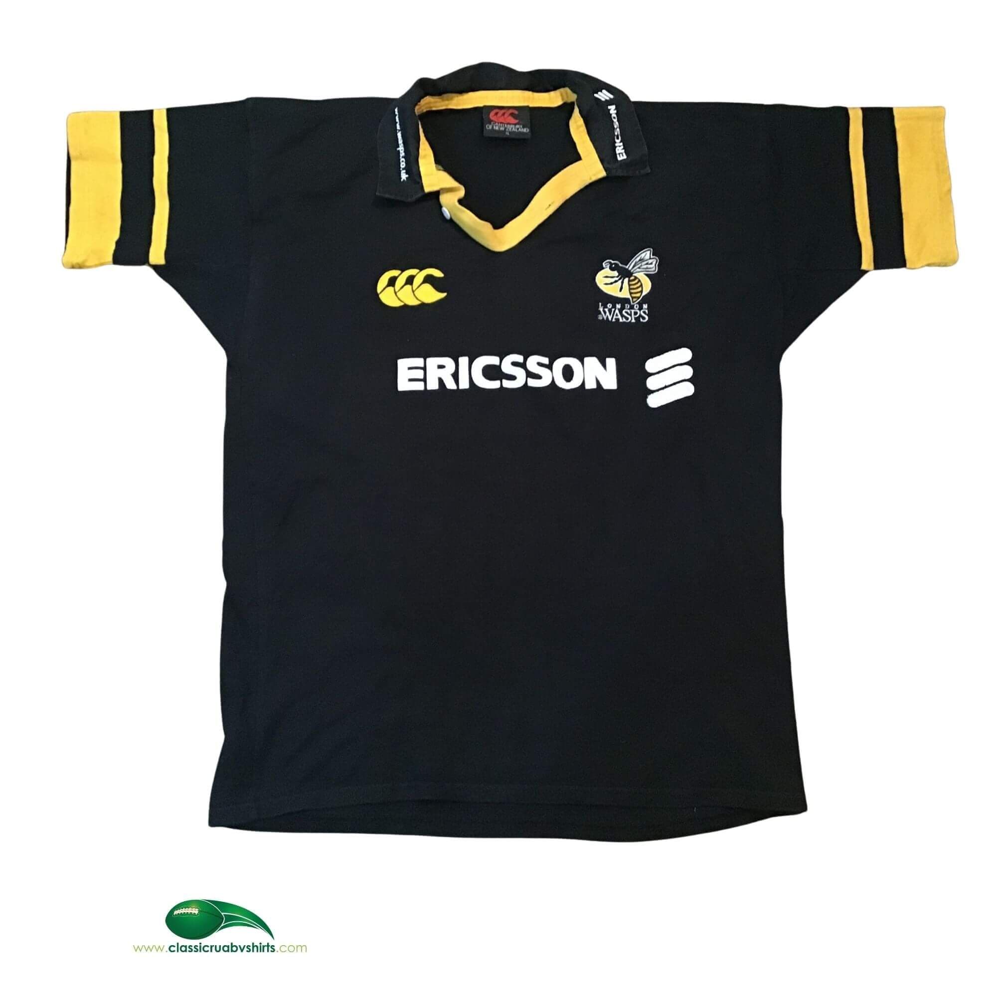ウェア London Wasps 1999-2001 Rugby Union Shirt Classic Rugby Shirts | 2000 2001 Wasps Vintage Old Retro Jerseys
