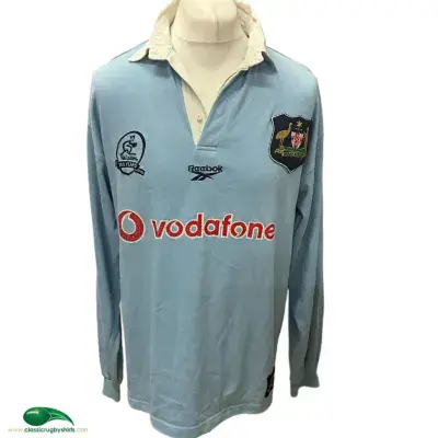 1999 Australia Centenary L/s Rugby Union Away Shirt Medium