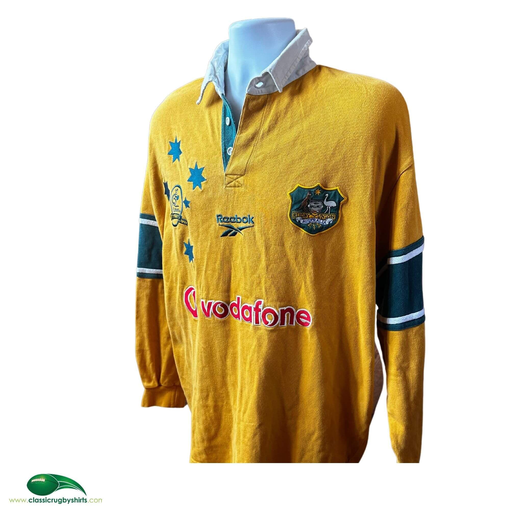 90s オーストラリア限定 Wallabiesラガーシャツ リーボック Vintage World Rugby Shirts | 1998 Australia Old Retro