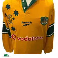 1999 Australia Centenary Rugby Shirt | Old Official Reebok Jersey - Vintage Classic Rugby Shirts