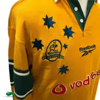 1999 Australia Rugby Shirt | Old Official Reebok Jersey