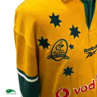 1999 Australia Centenary Rugby Shirt | Old Official Reebok Jersey
