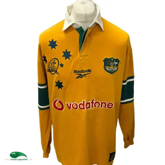 1999 Australia Centenary Rugby Shirt | Old Official Reebok Jersey