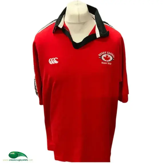 1999 Canada Rugby Shirt | Old Official Canterbury Jersey
