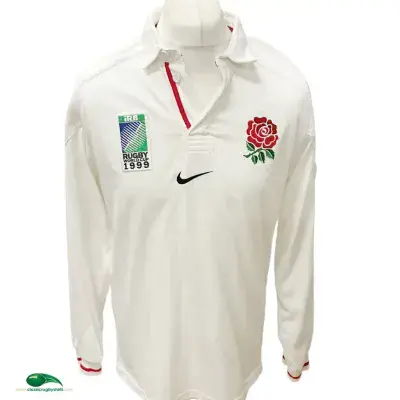 1999 England World Cup Player Issue Rugby Union Shirt Medium