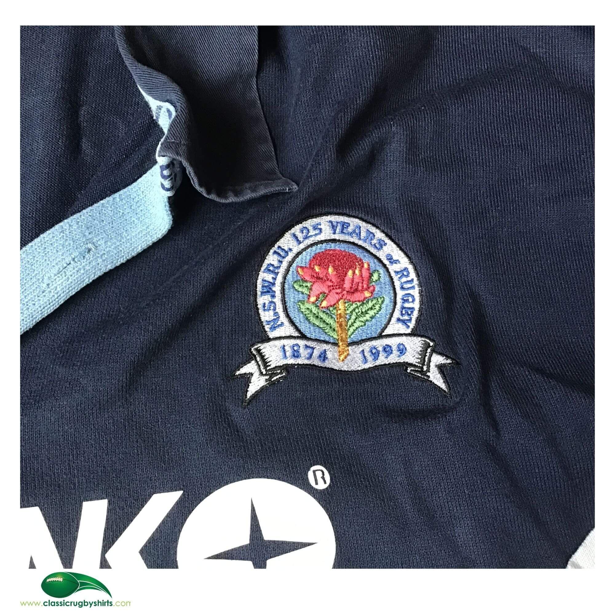 World Rugby Shirts | 1999 Waratahs 125 Years Old Vintage Jerseys