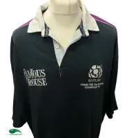 1999 Scotland 5 Nations Champions Classic Rugby Shirt | Old Official Cotton Oxford Jersey