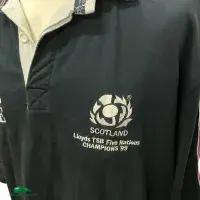 1999 Scotland 5 Nations Champions Classic Rugby Shirt | Old Official Cotton Oxford Jersey