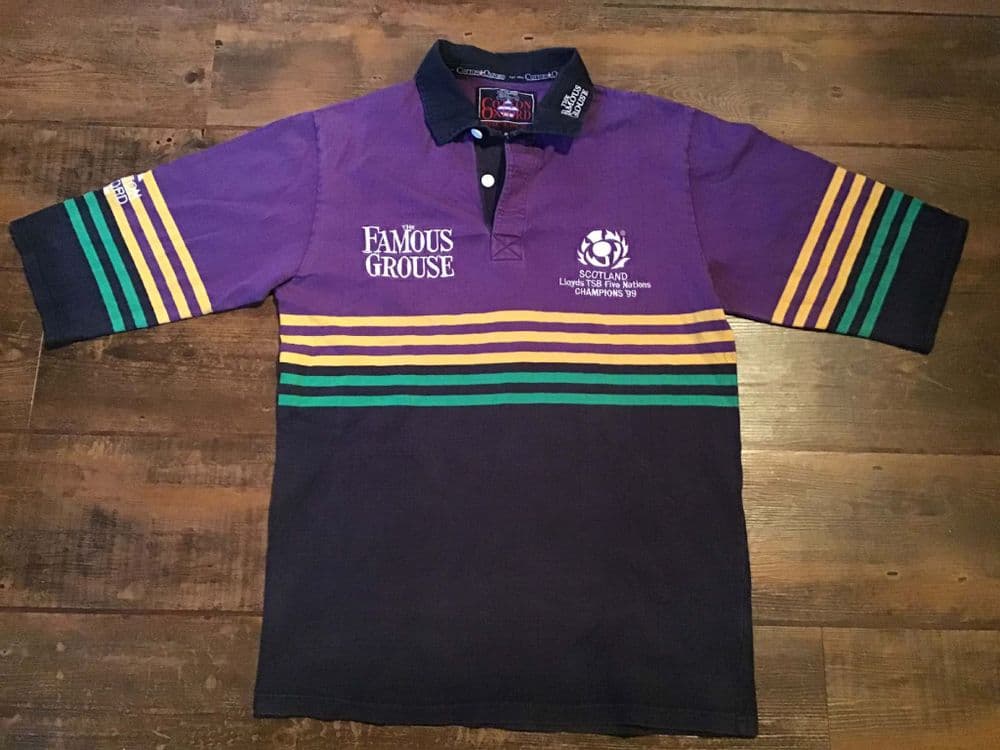 Old Rugby Shirts 1999 Scotland Vintage Retro Jerseys
