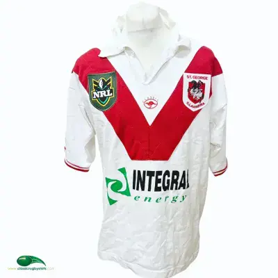 1999 St George Illawarra Dragons No 10 Rugby League Shirt XL