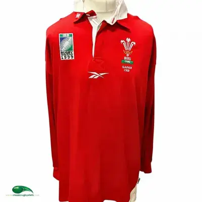1999 Wales Player Issue v Japan World Cup Rugby Shirt 2XL
