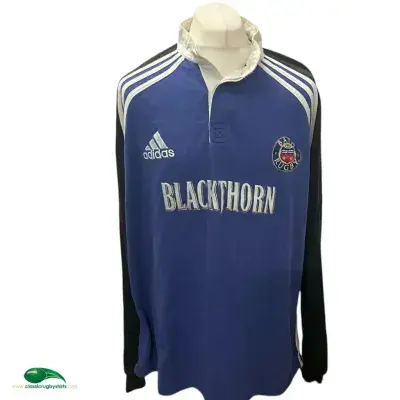 2000 2001 Bath L/s Rugby Shirt 2XL