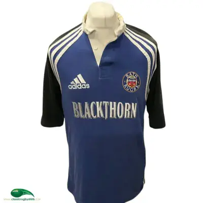 2000 2001 Bath S/s Rugby Shirt Adults Small