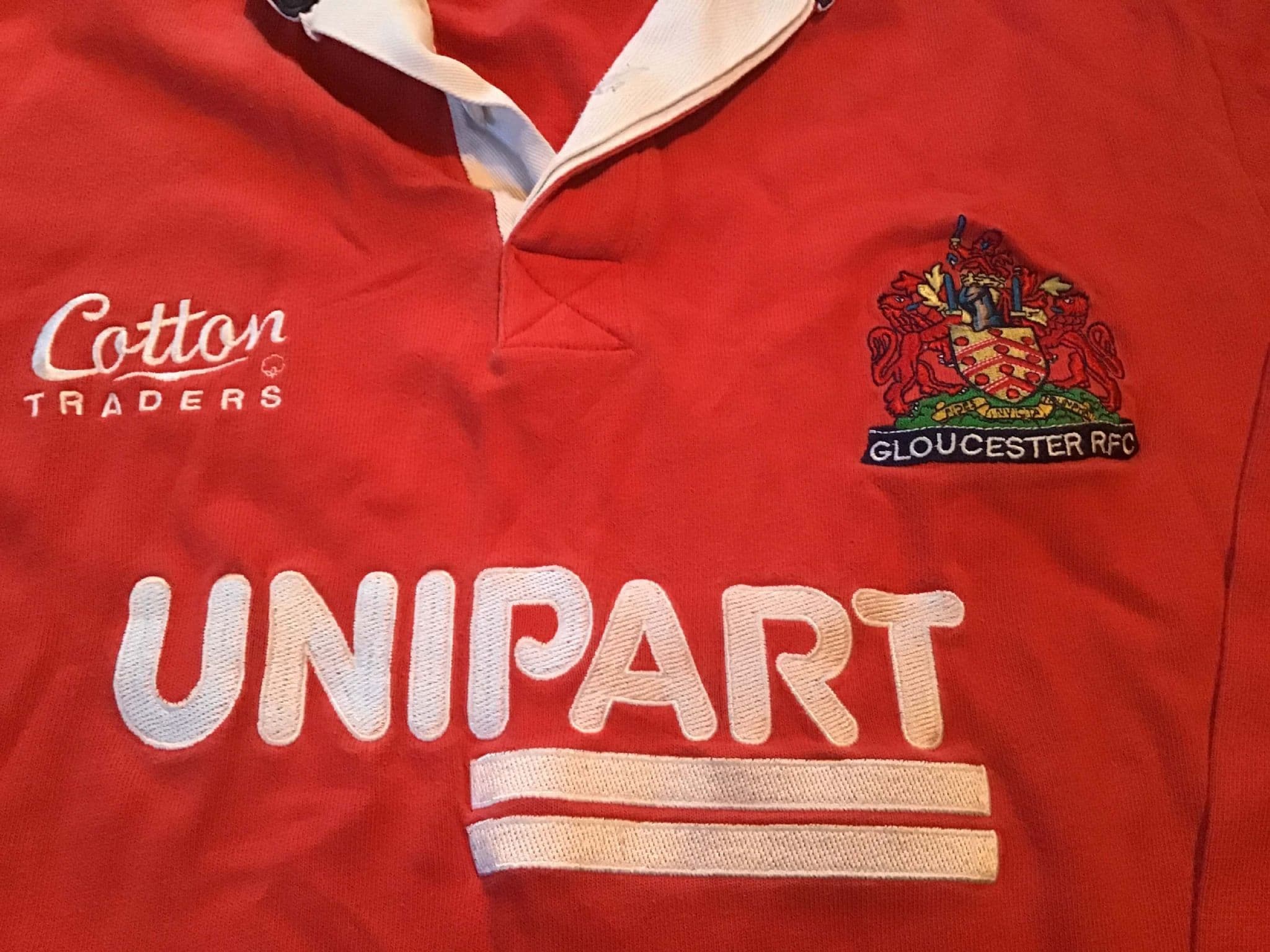 Maillot rugby match worn Gloucester 2001 - Sport & Plein air